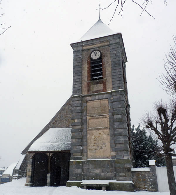 Eglise Chailly-en-Bière  - Patrimoine Religieux de Seine-et-Marne - Entrée 