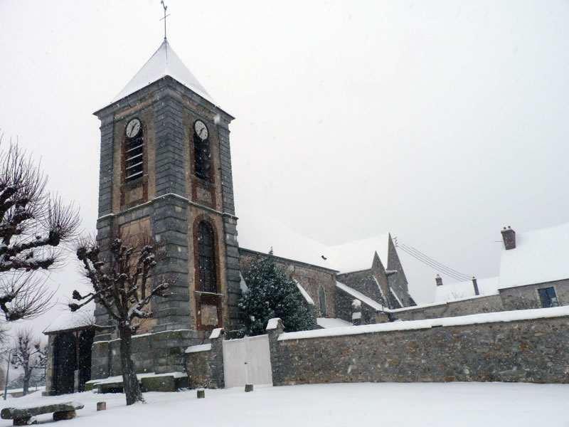 Eglise Chailly-en-Bière  - Patrimoine Religieux de Seine-et-Marne - Extérieur 