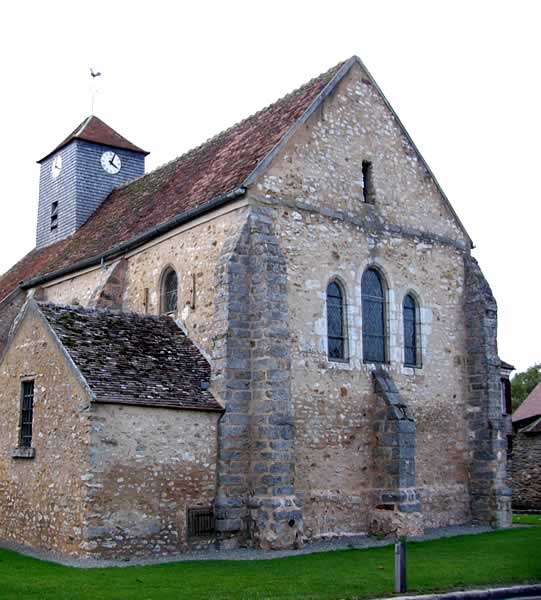 Eglise Saint Pierre Lissy - Patrimoine Religieux de Seine-et-Marne - chevet 