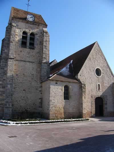 Eglise Notre Dame de l'Assomption Moissy-Cramayel - Patrimoine Religieux de Seine-et-Marne - exterieur gauche