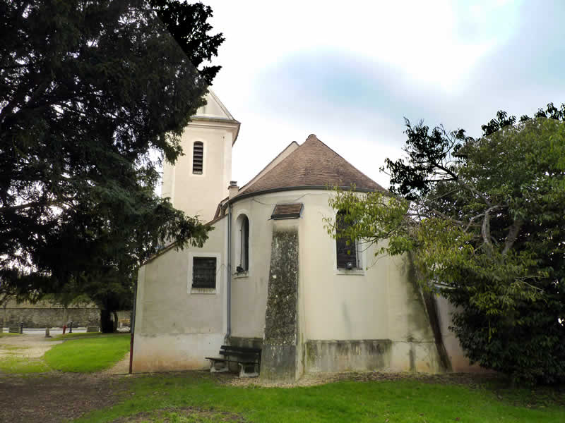 Eglise Saint Roch Pontcarré - Patrimoine Religieux de Seine-et-Marne - Chevet 