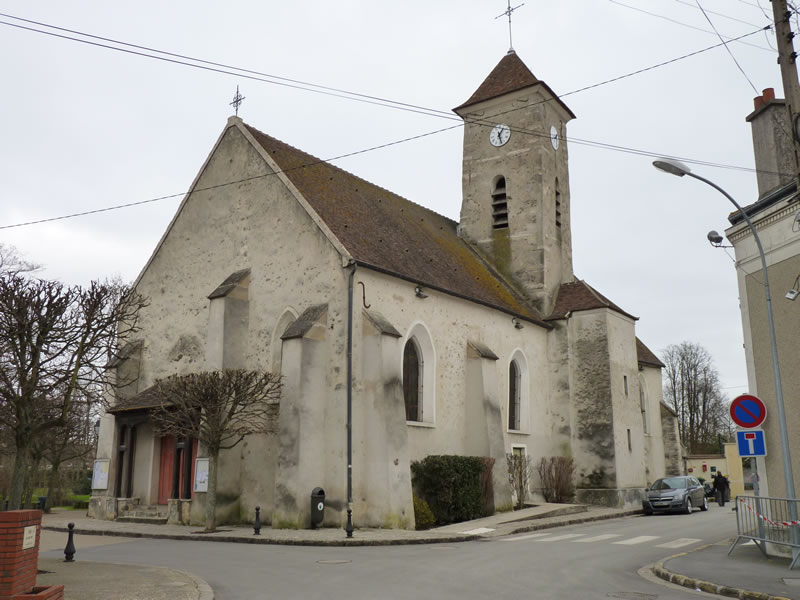 Eglise Roissy en Brie  - Patrimoine Religieux de Seine-et-Marne - exterieur 